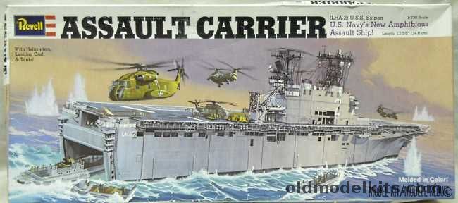 Revell 1/720 Assault Carrier USS Saipan LHA-2, 5000 plastic model kit